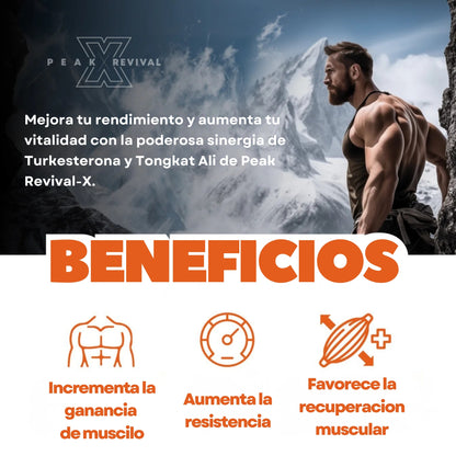 TURKESTERONA & TONGKAT ALI: Potenciador natural de la Testosterona